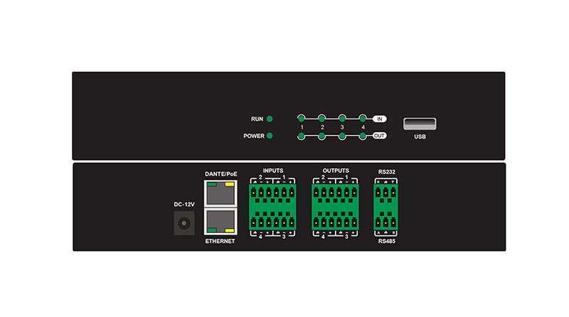 數字音頻媒體矩陣4進4出-TX-DAM0404