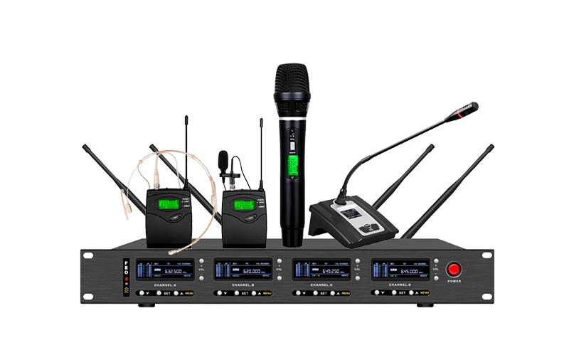 1004系列無線真分級話筒