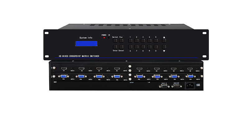 8進8出無縫混合主機MIX-WFHD8×8